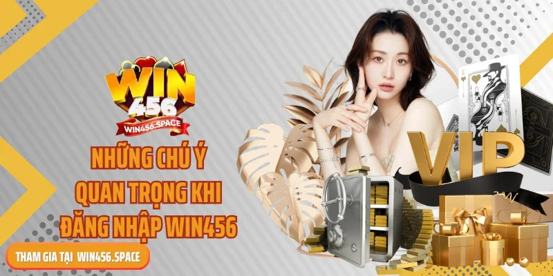 Những chú ý quan trọng khi đăng nhập WIN456